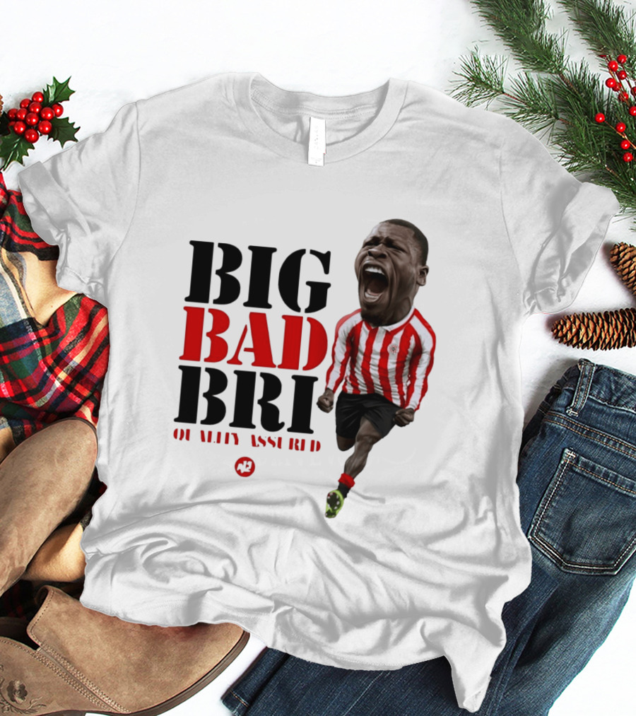 Big Bad Bri Quality Assured Sunderland AFC Caricature T-Shirt