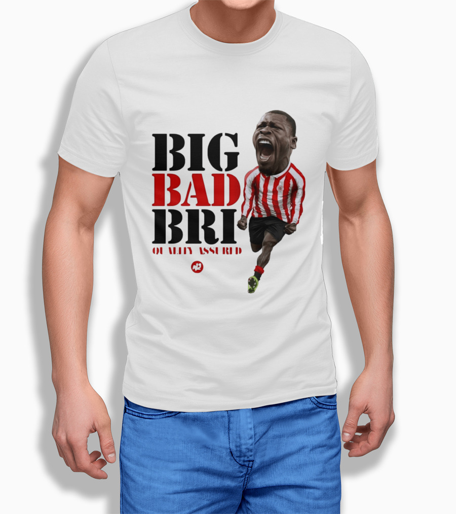 Big Bad Bri Quality Assured Sunderland AFC Caricature T-Shirt
