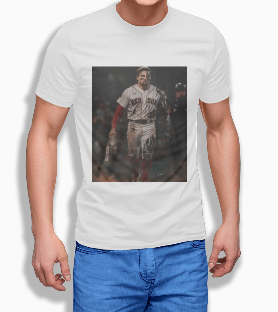 Caleb Durbin The Durbinator Red Sox Cyborg Player T-Shirt