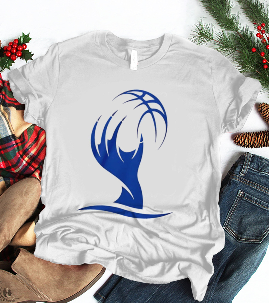 Cleveland Sirens The Claw Basketball Blue Wave T-Shirt