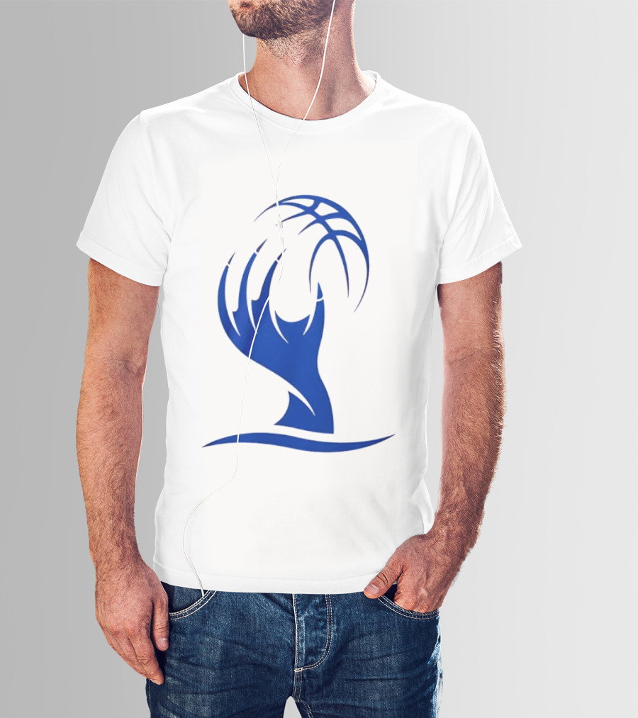 Cleveland Sirens The Claw Basketball Blue Wave T-Shirt