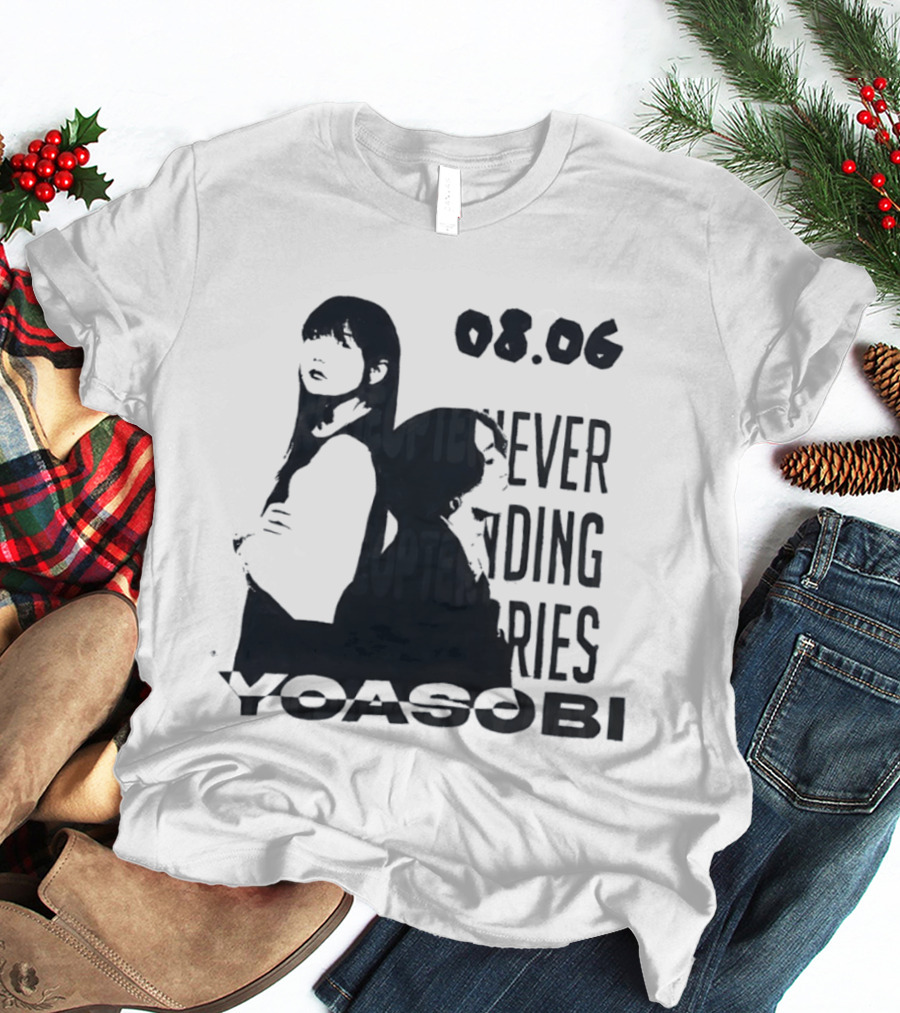 Yoasobi Never Ending Stories 08.06 J Pop Duo T-Shirt