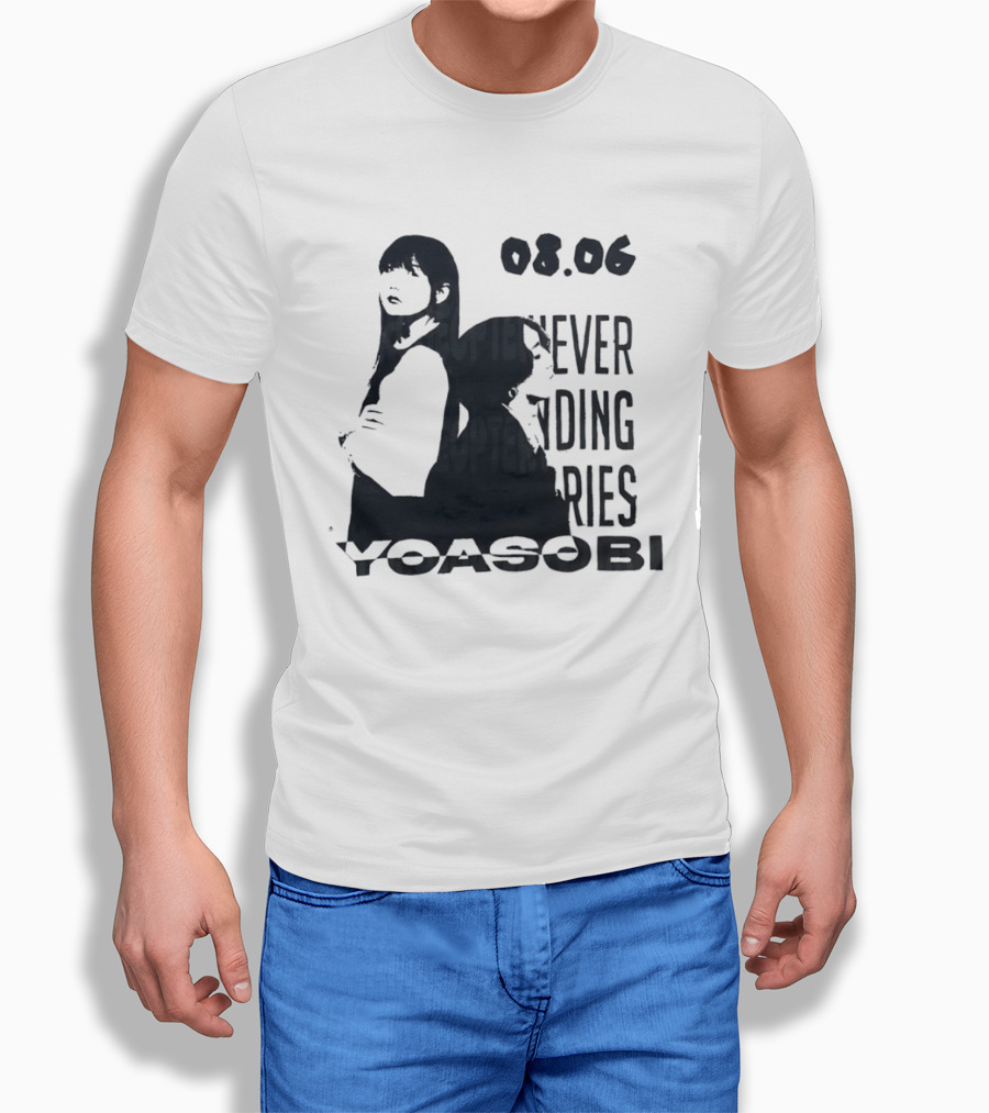 Yoasobi Never Ending Stories 08.06 J Pop Duo T-Shirt