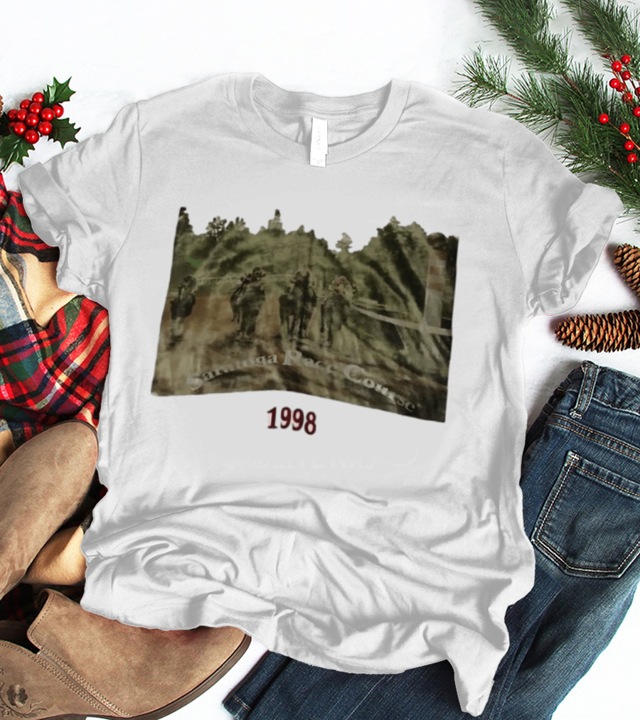 Saratoga Race Course 1998 Horse Racing Thoroughbred Event Saratoga Springs T-Shirt