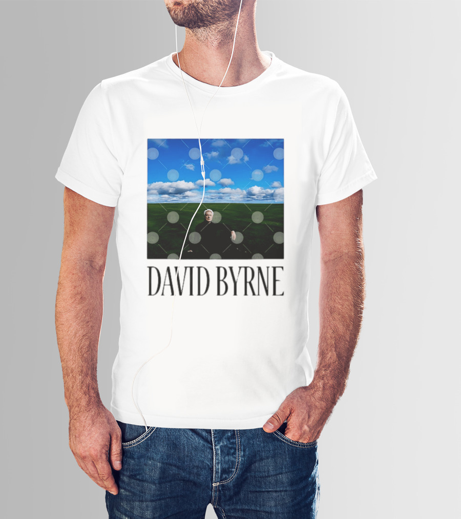 David Byrne Musician Scenic Landscape T-Shirt