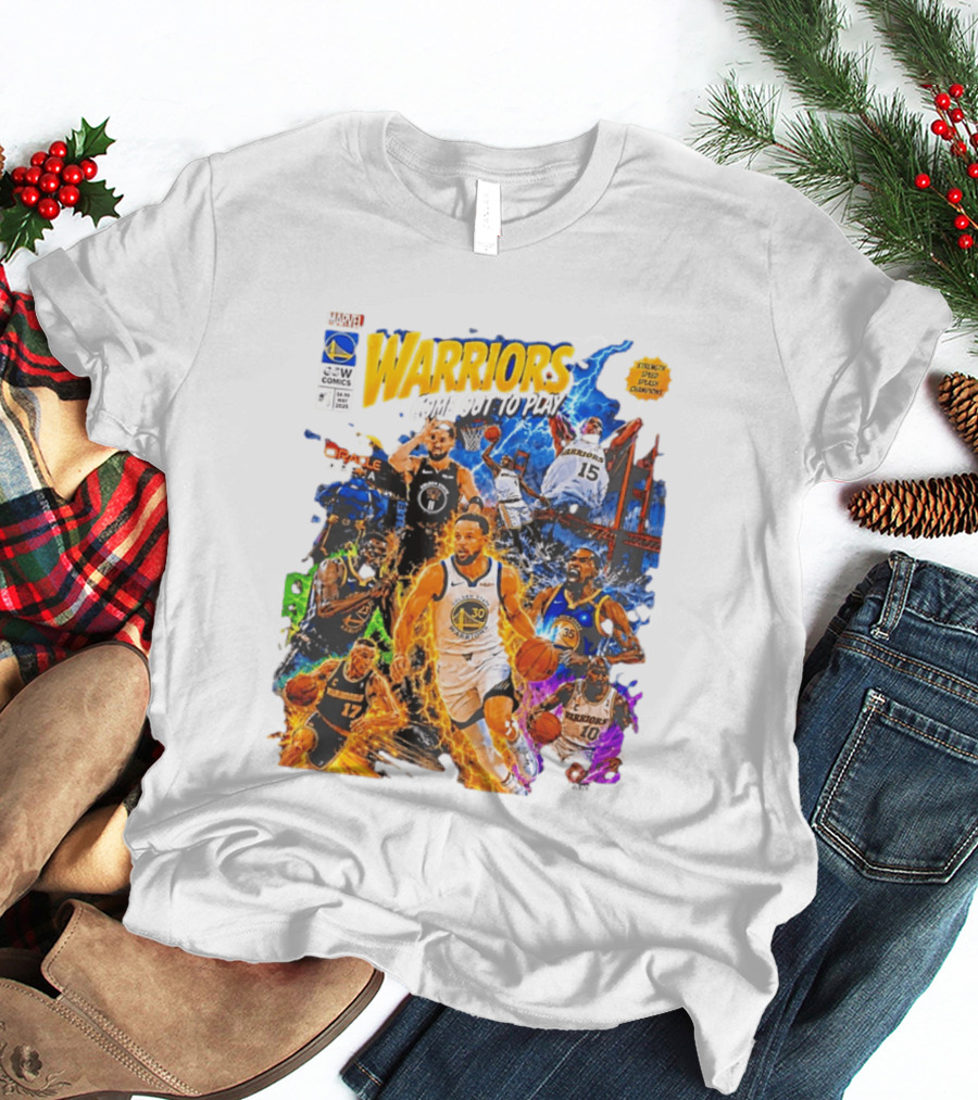 Golden State Warriors Come Out To Play Comic Book Marvel Oracle Arena T-Shirt