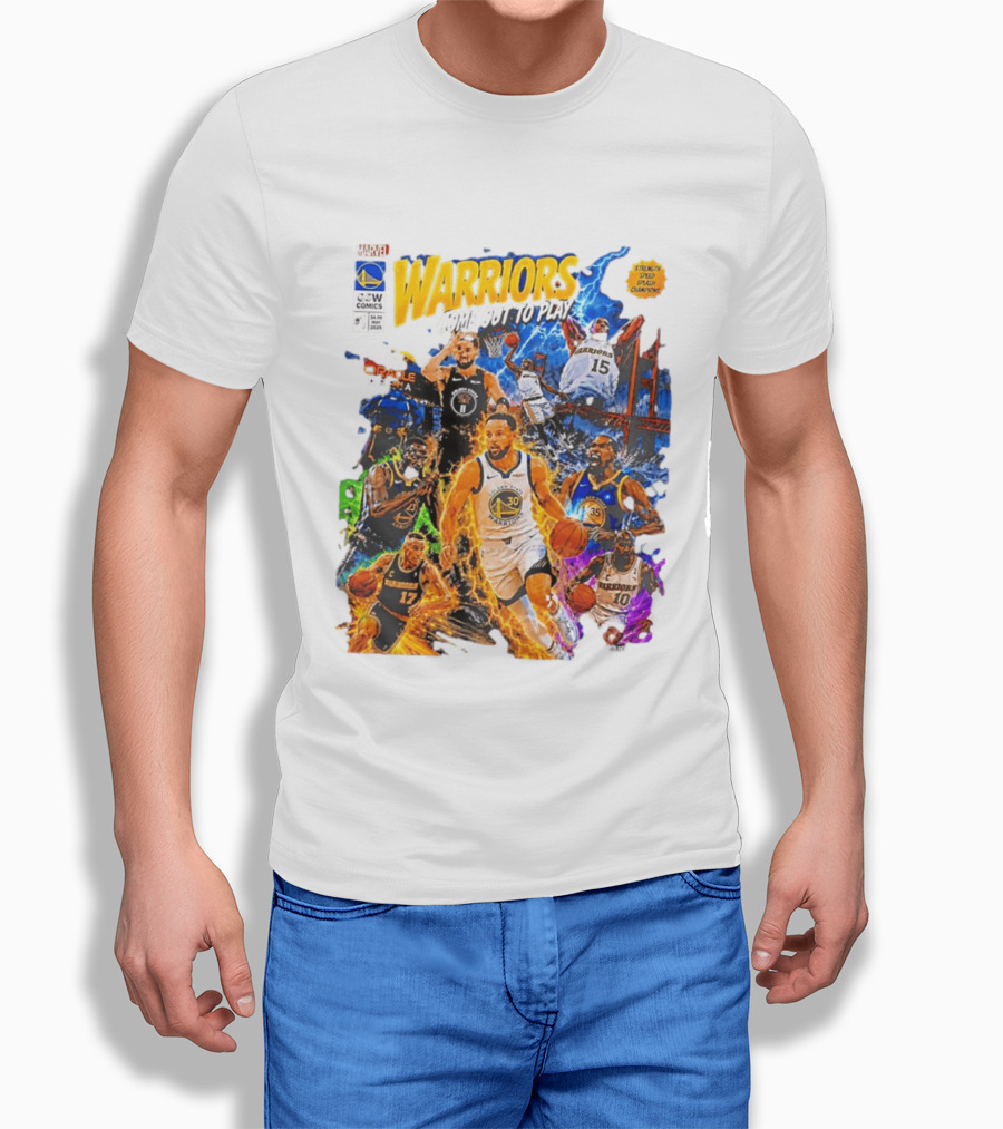 Golden State Warriors Come Out To Play Comic Book Marvel Oracle Arena T-Shirt