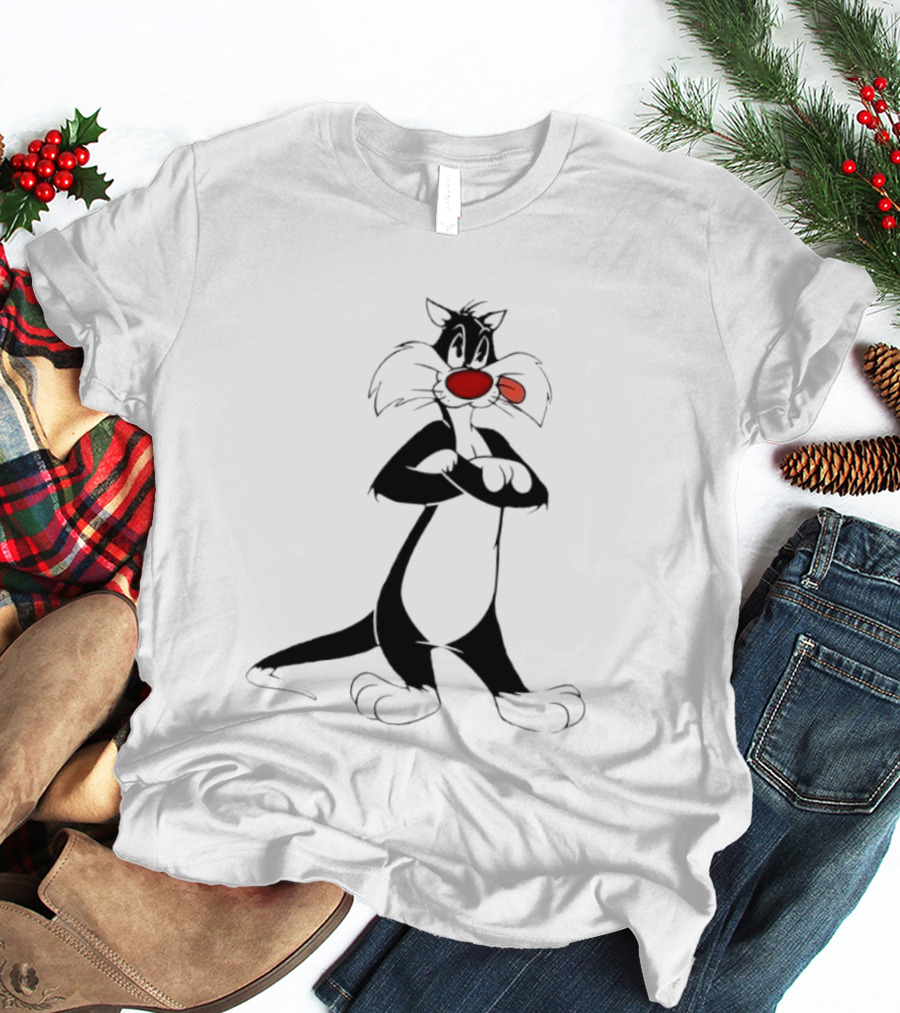 Sylvester The Cat Looney Tunes Warner Bros T-Shirt