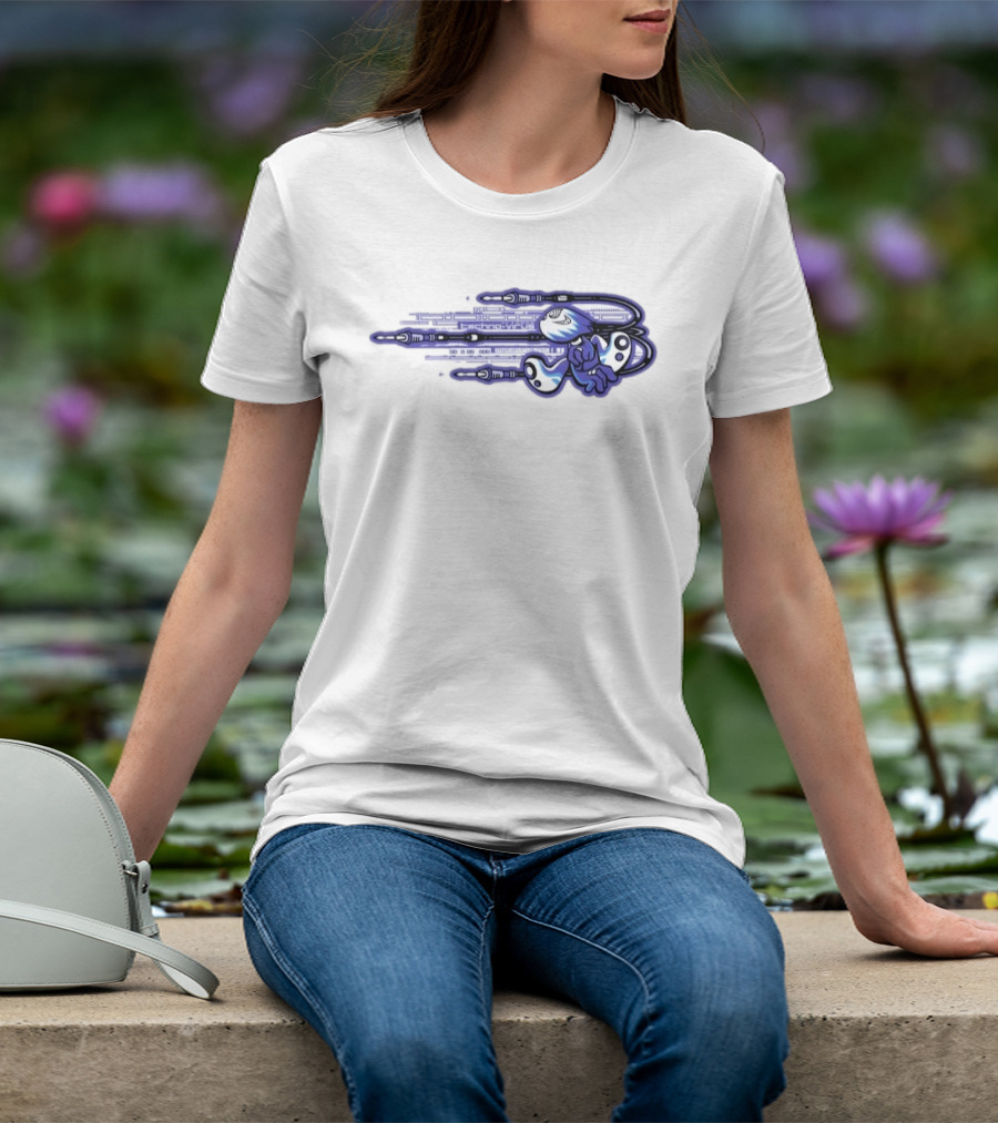 Techno Virus Digitalvirus No1 Cyber Character With Circuit T-Shirt