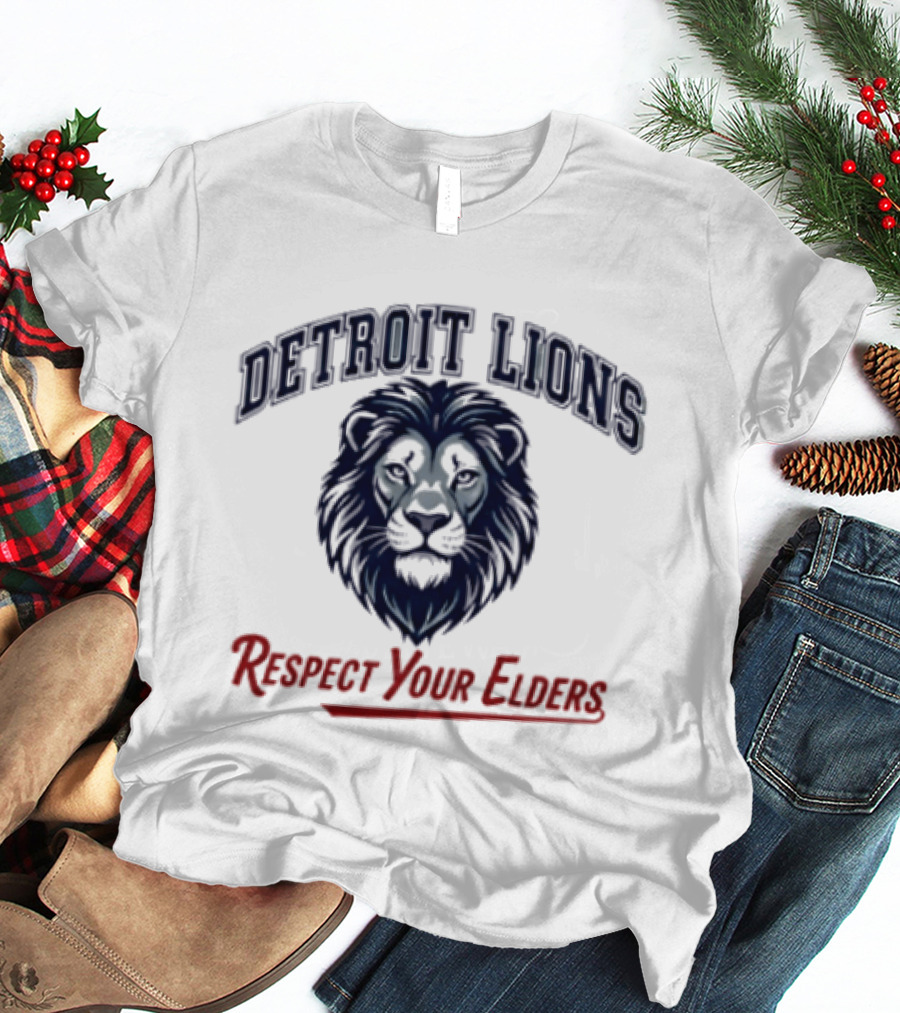 Detroit Lions Respect Your Elders T-Shirt