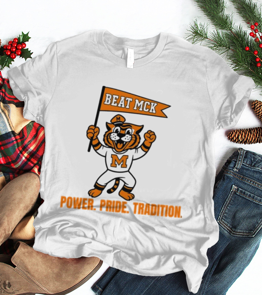 Beat McK Massillon Tigers Football Power Pride Tradition T-Shirt