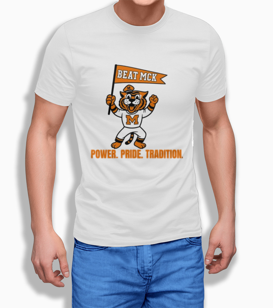 Beat McK Massillon Tigers Football Power Pride Tradition T-Shirt