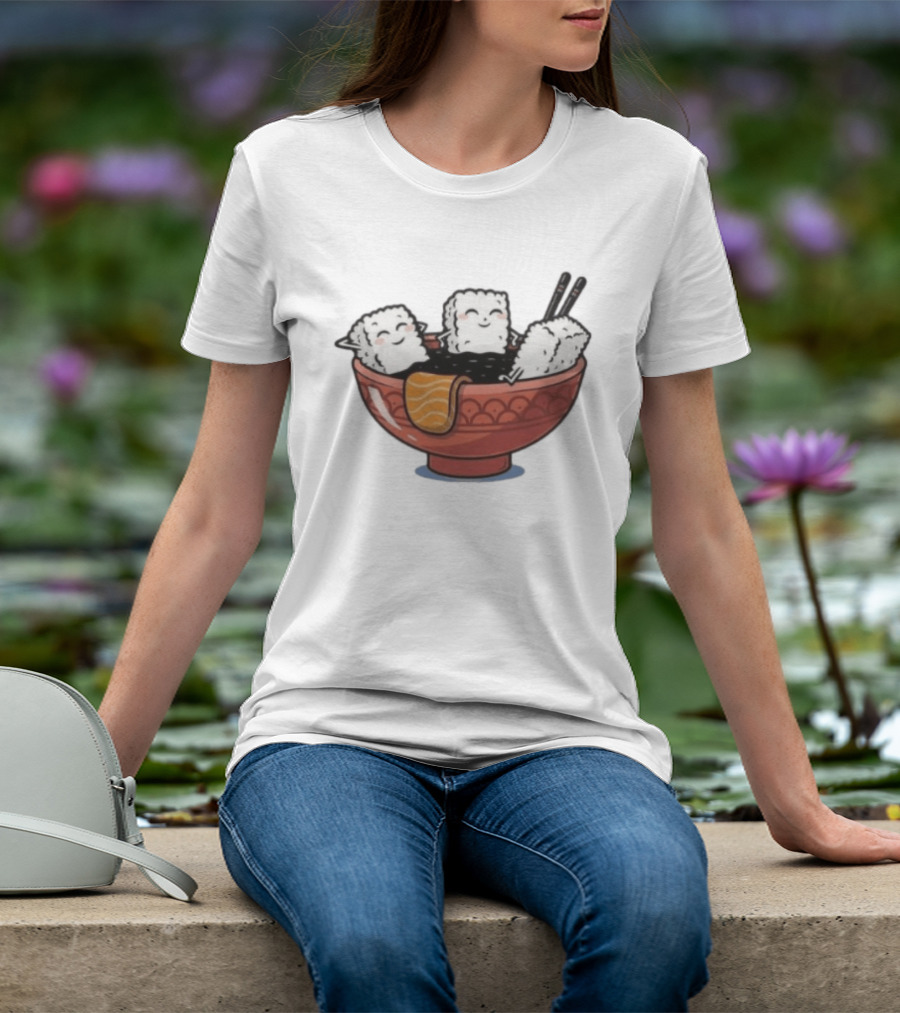 Original Sushi Relax Soaking In Soy Sauce Bowl T-Shirt