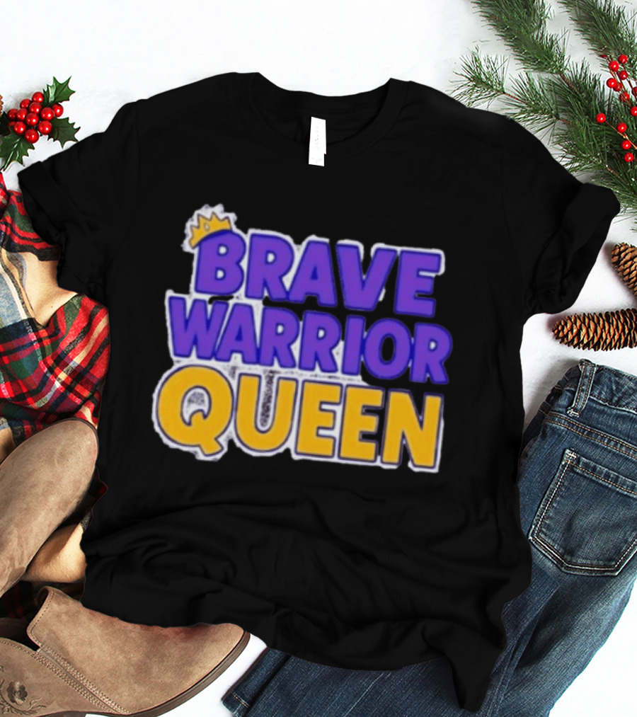 Brave Warrior Queen Crowned T-Shirt