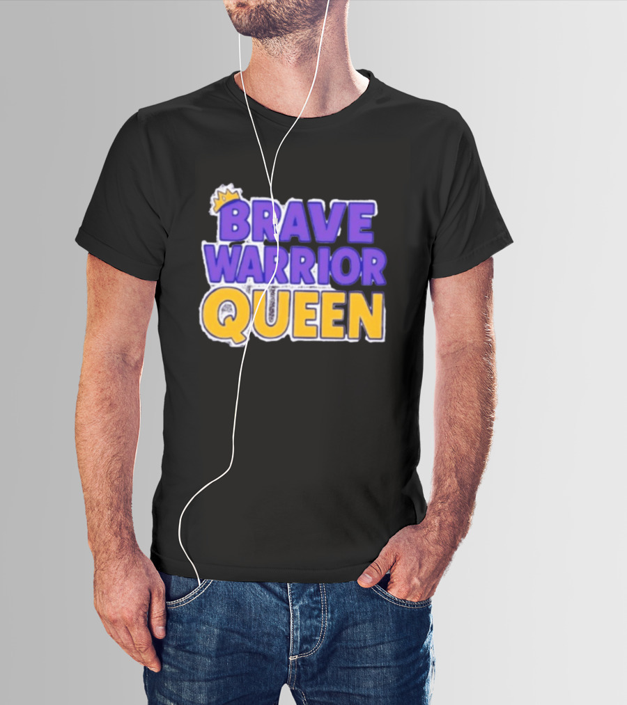 Brave Warrior Queen Crowned T-Shirt