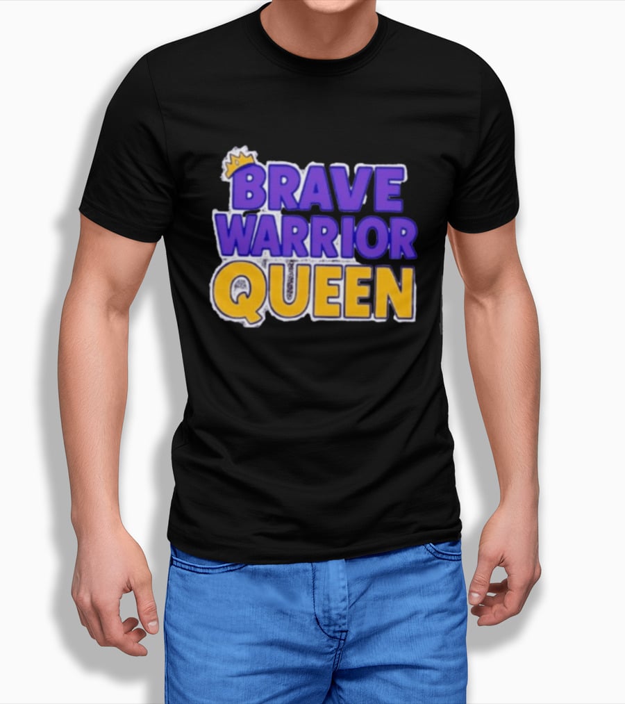 Brave Warrior Queen Crowned T-Shirt