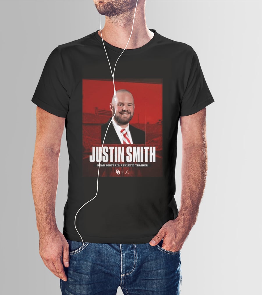 Justin Smith Oklahoma Head Football Athletic Trainer OU T-Shirt