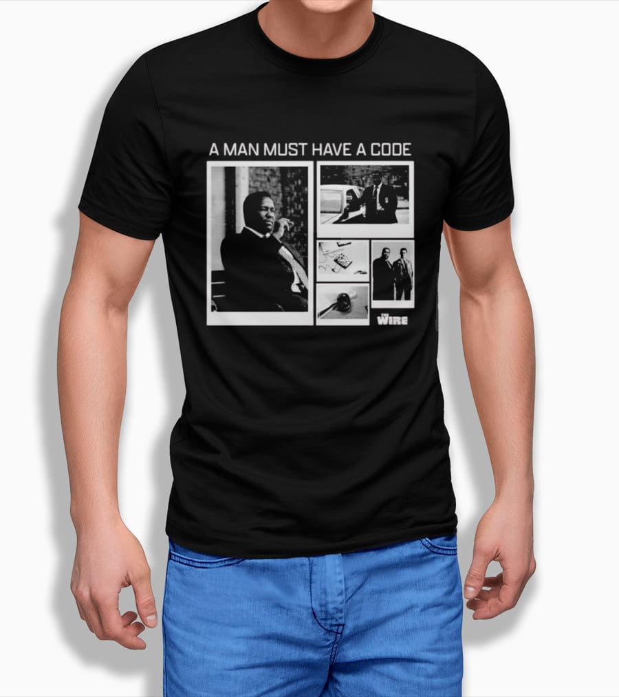 A Man Must Have A Code The Wire Oversized T-Shirt