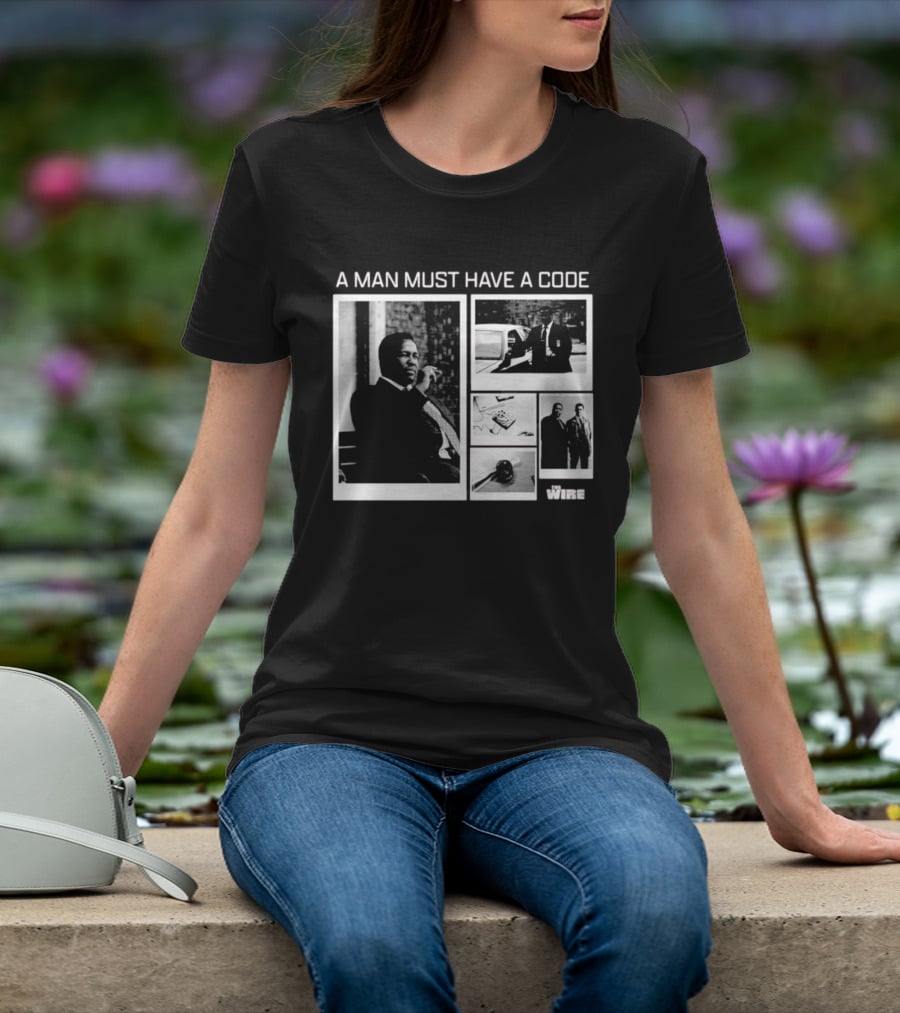 A Man Must Have A Code The Wire Oversized T-Shirt