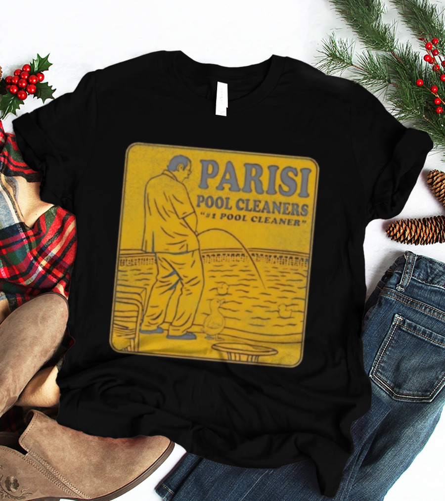 Parisi Pool Cleaners "#1 Pool Cleaner" Vintage Humorous T-Shirt