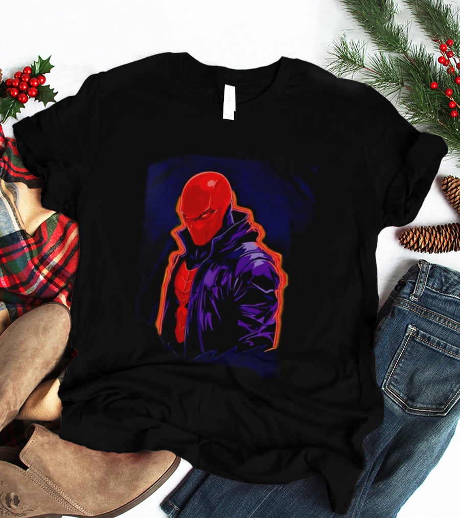 Red Hood Jason Todd DC Comics Vigilante Masked Hero T-Shirt