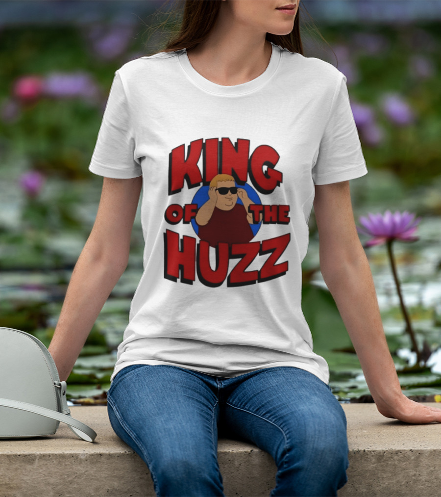 King Of The Huzz Iconic Retro Humor Vibe T-Shirt