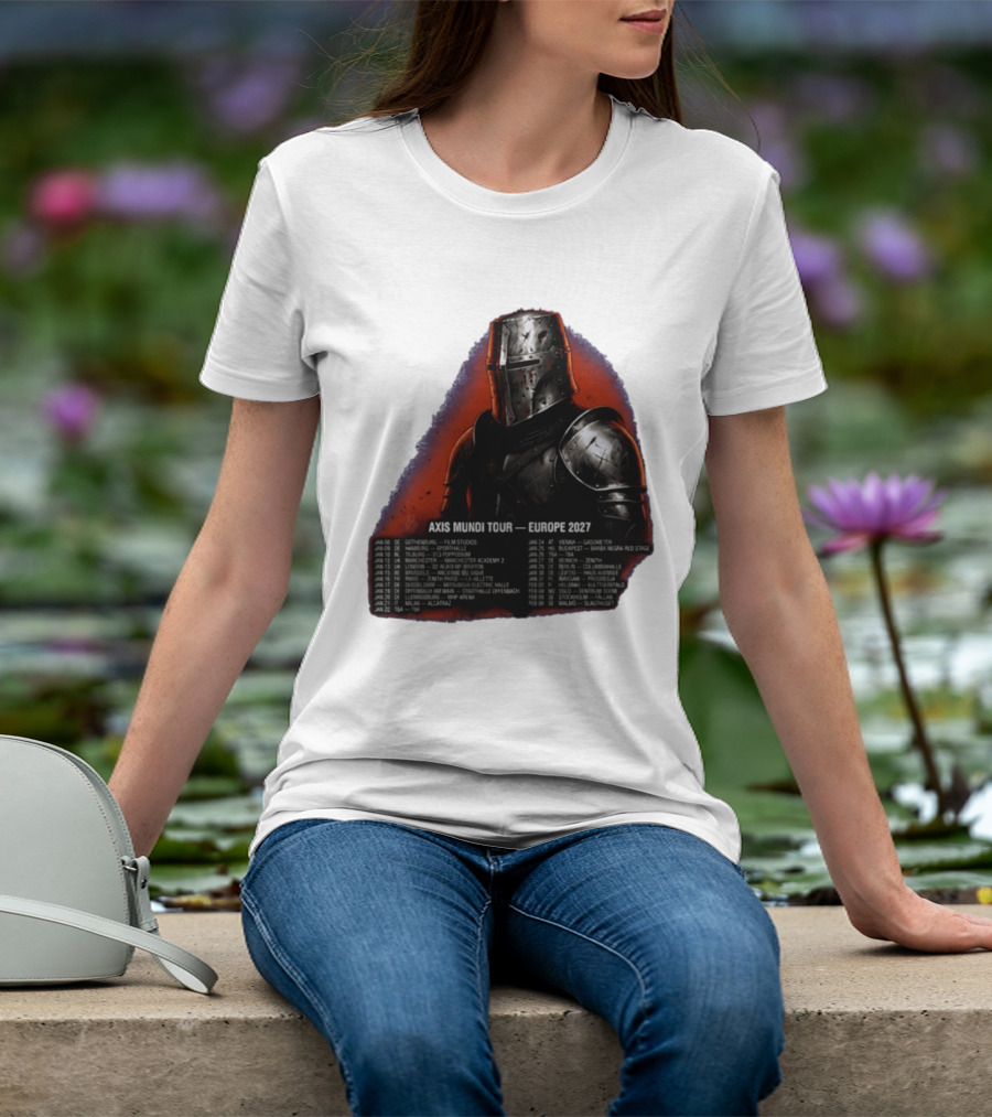 Imminence August Burns Red Axis Mundi Tour 2027 Europe Knights T-Shirt