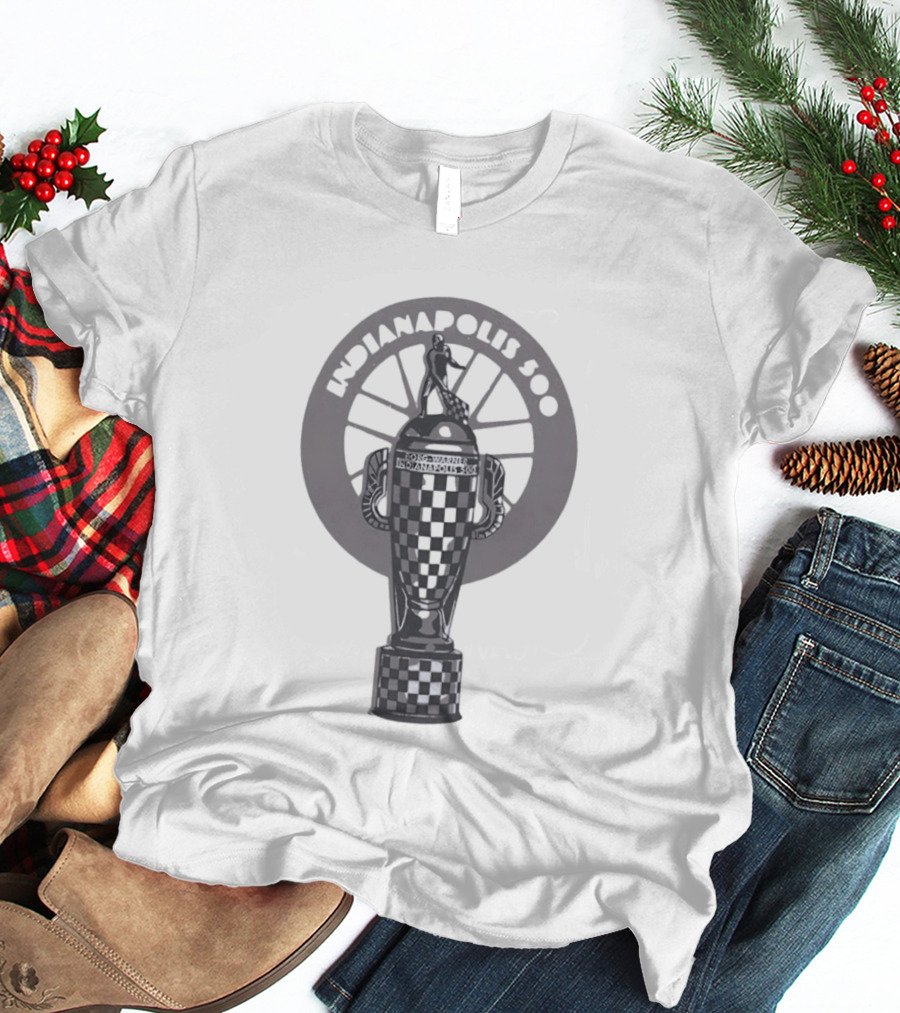 Indianapolis 500 Borg Warner Trophy Auto Racing T-Shirt