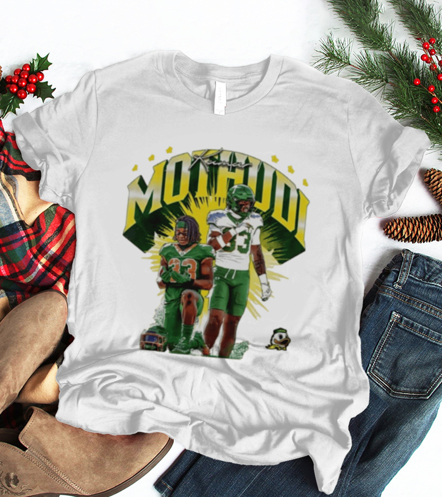 Kamar Mothudi Oregon Ducks Linebacker 33 Football Player T-Shirt