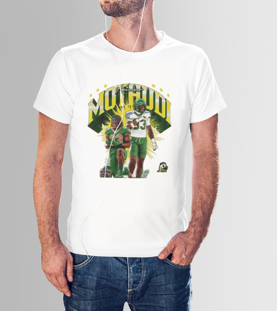 Kamar Mothudi Oregon Ducks Linebacker 33 Football Player T-Shirt