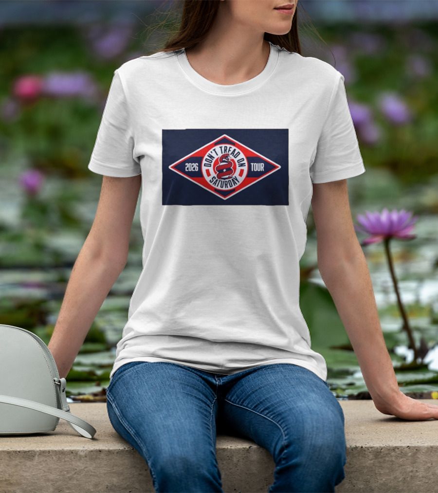 Don't Tread On Saturday 2026 Tour Snake Emblem College Football T-Shirt