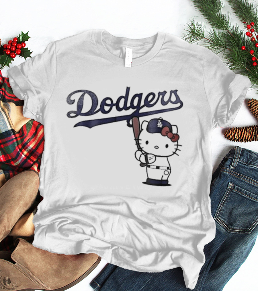 Dodgers Hello Kitty Baseball Collaboration 2026 T-Shirt