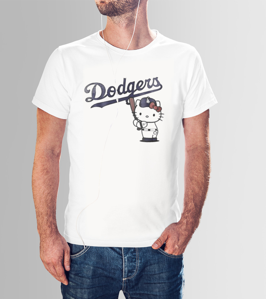 Dodgers Hello Kitty Baseball Collaboration 2026 T-Shirt