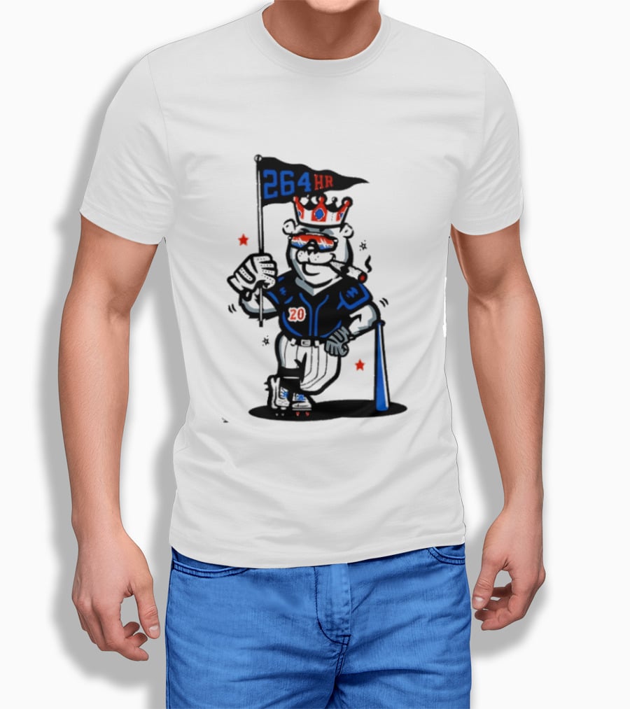 Polar Pete 264HR King Of Queens Ny Mets Christmas T-Shirt