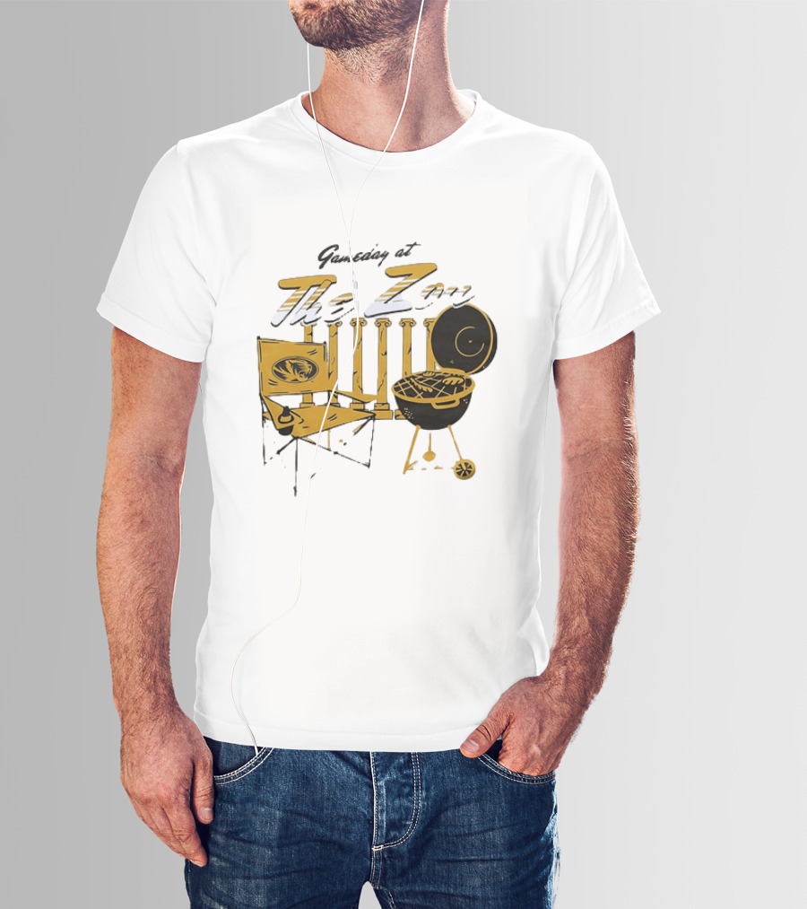Missouri Tigers Gameday Tailgate At The Zou Football Grill Chair T-Shirt