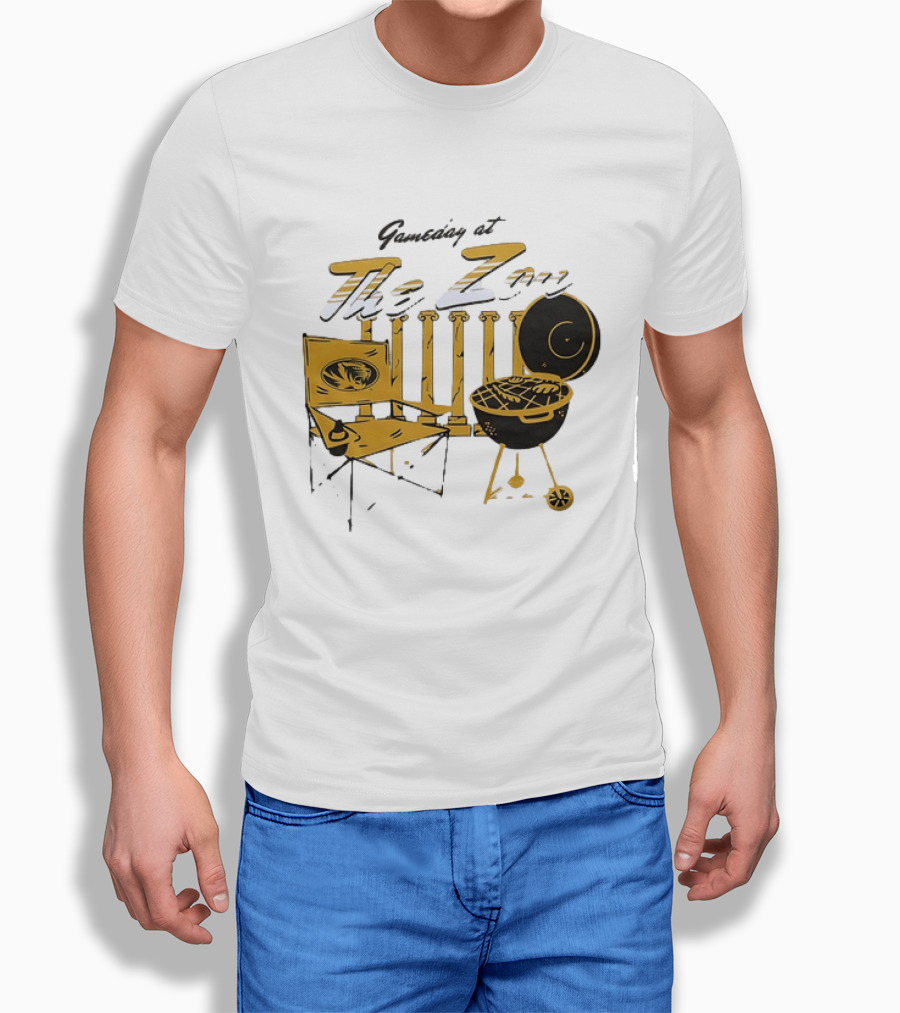 Missouri Tigers Gameday Tailgate At The Zou Football Grill Chair T-Shirt