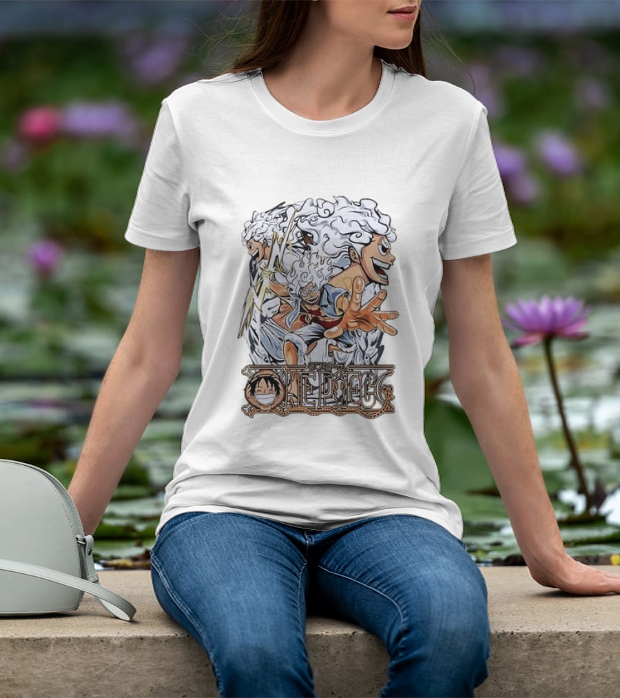 Monkey D Luffy Gear Five One Piece Anime Manga Adventure T-Shirt