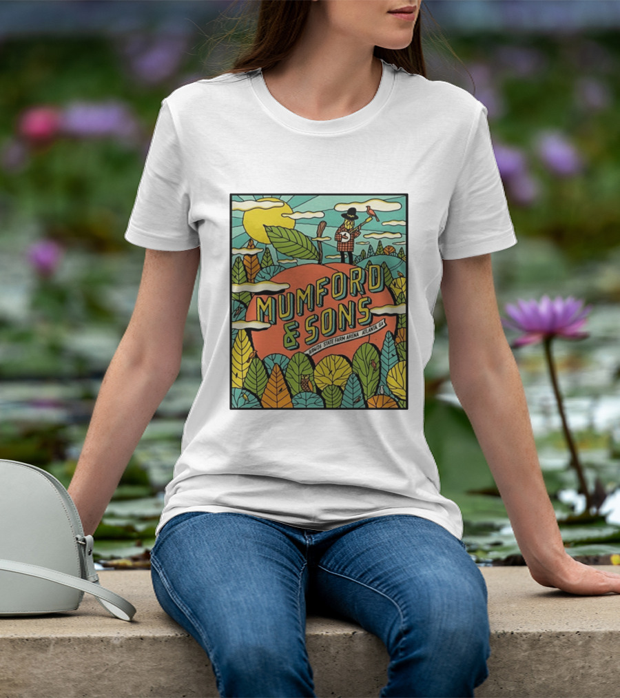 Mumford & Sons State Farm Arena Atlanta GA Concert 9/10/26 Sun Nature T-Shirt