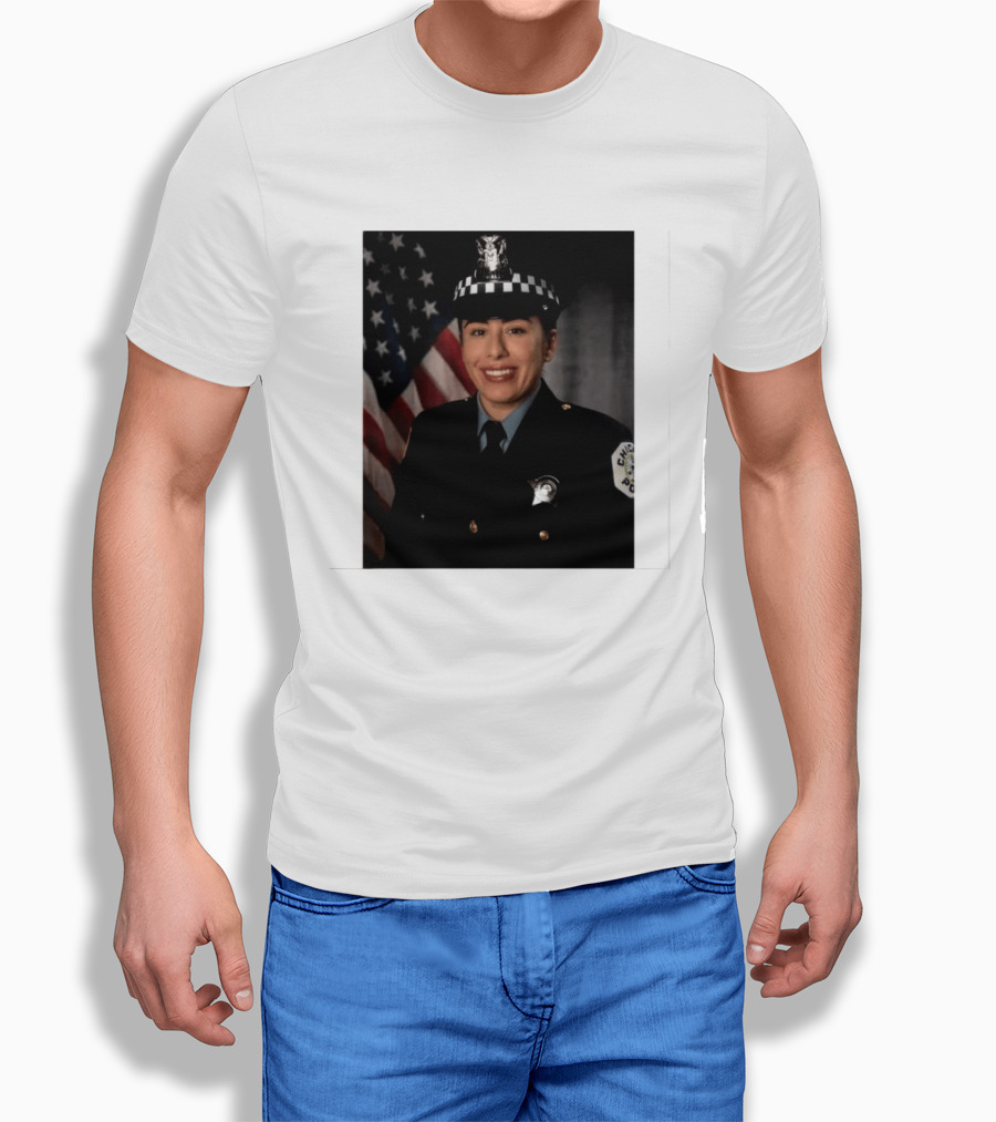 Never Forget Chicago Police Department Ella French Memorial Officer T-Shirt
