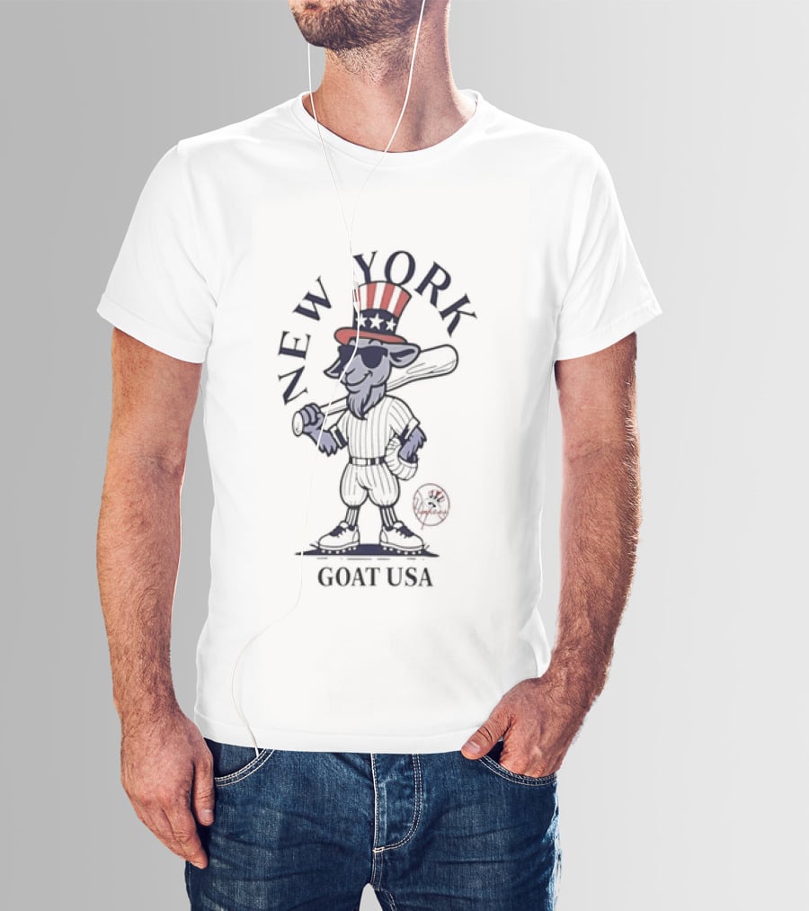 New York Yankees Goat USA Uncle Sam T-Shirt