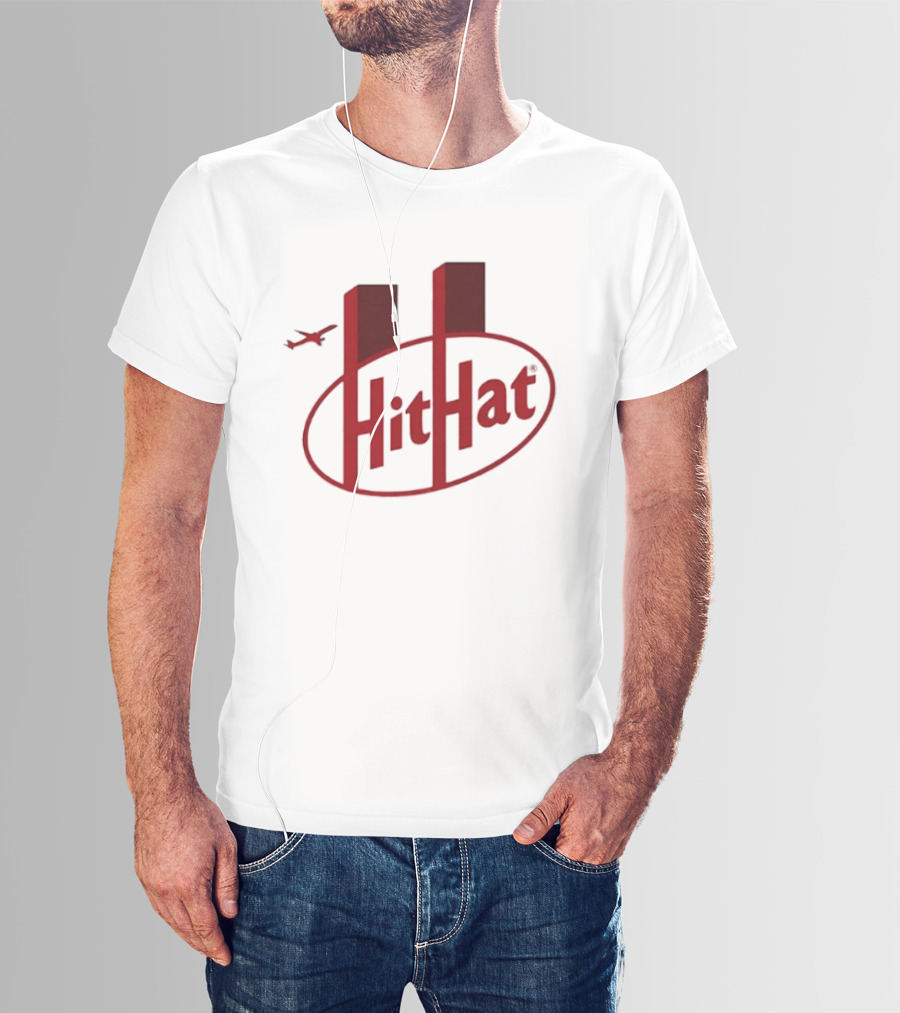 Hit Hat Twin Towers Incident Airplane T-Shirt