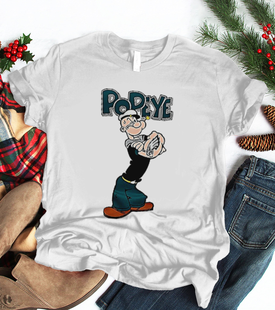 Philadelphia Eagles X Popeye I Yam What I Yam An Thats All I Yam T-Shirt