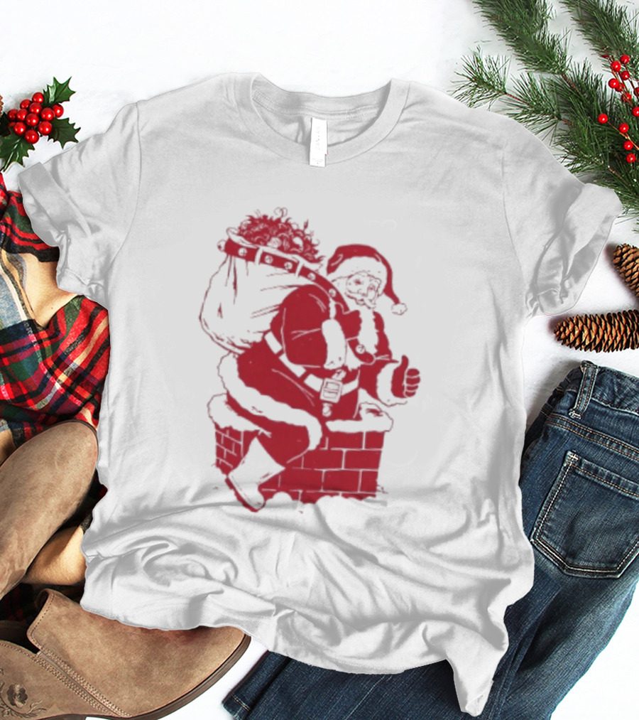 Trending Santa Claus Chimney Merry Christmas T-Shirt