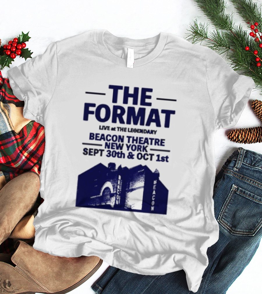 The Format Live At The Legendary Beacon Theatre New York Sept 30th & Oct 1st T-Shirt