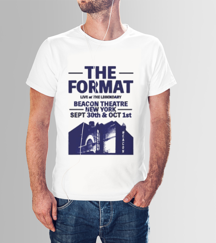 The Format Live At The Legendary Beacon Theatre New York Sept 30th & Oct 1st T-Shirt