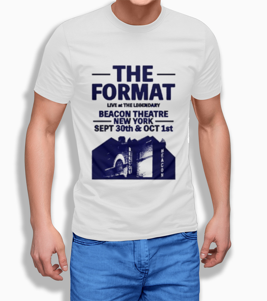 The Format Live At The Legendary Beacon Theatre New York Sept 30th & Oct 1st T-Shirt