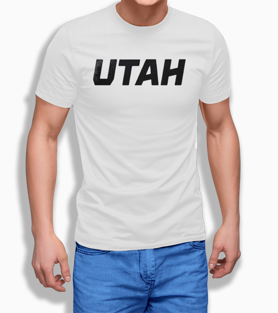 Utah Mammoth One Piece Luffy Pose Anime T-Shirt