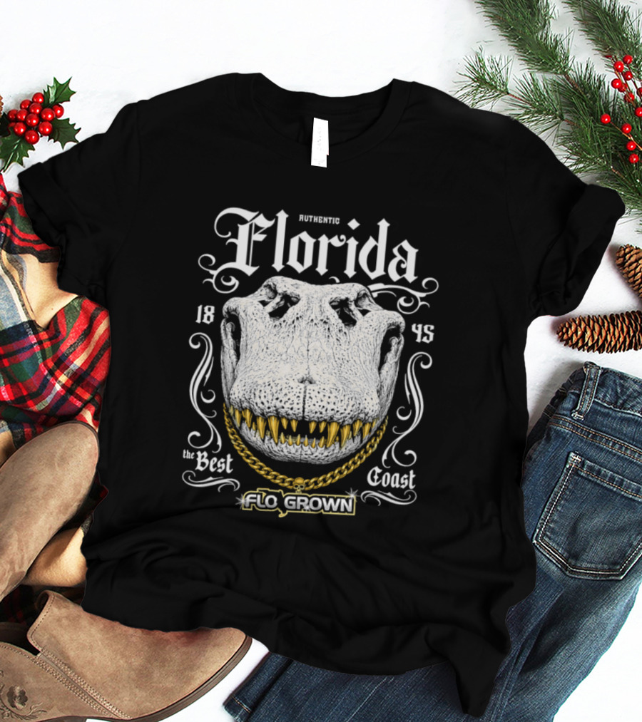 Authentic Florida 1845 Best Coast Flo Grown Alligator T-Shirt