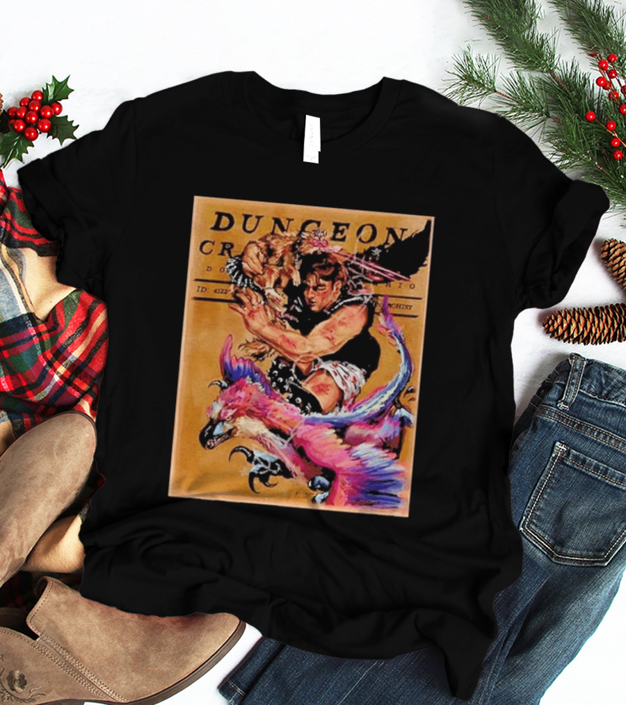 Dungeon Crawler Carl Goddamnit Donut Fantasy Adventure Art By Andrew Bowser T-Shirt