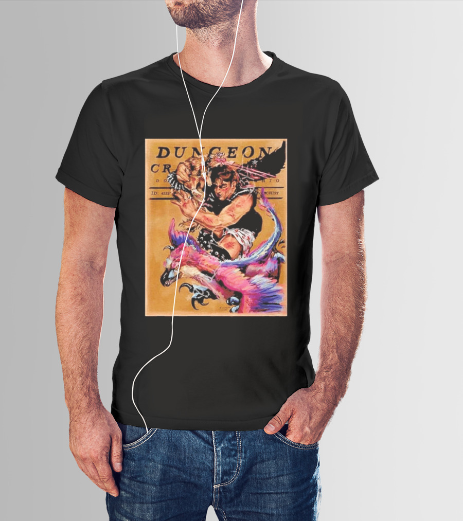Dungeon Crawler Carl Goddamnit Donut Fantasy Adventure Art By Andrew Bowser T-Shirt